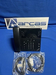 Polycom VVX450 2200-48840-025 - Testé - Nettoyé - Très beau grade A - Cordons neufs - Photo 1/3