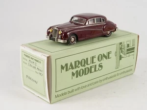 MARQUE ONE MODELS MOM3 Jaguar Mk VII 1957 Bianco IN Metallo 1/43 IN Scatola - Foto 1 di 12