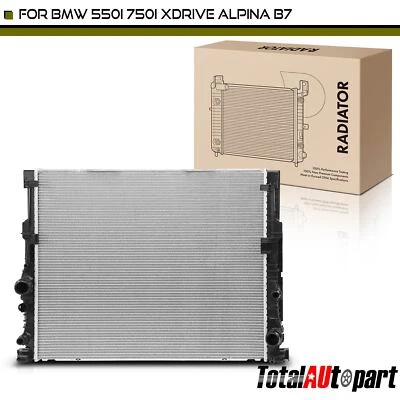 Radiator w/o Transmission Oil Cooler for BMW 550i xDrive 750i 750i xDrive 4.4L - Image 1 of 4