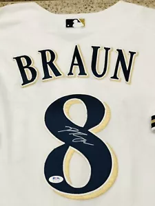 Ryan Braun Signed Authentic Majestic Jersey Milwaukee Brewers 48 PSA DNA COA - Picture 1 of 9