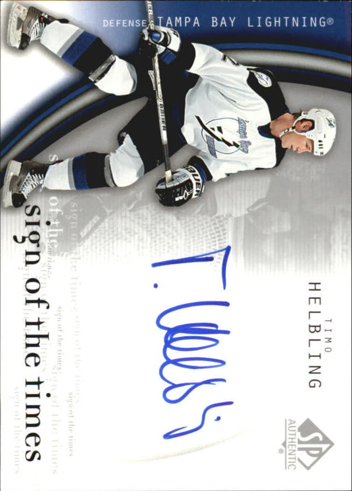 A7453- 2005-06 SP Authentic Sign of the Times #HE Timo Helbling Auto - NM-MT - Image 1 of 2