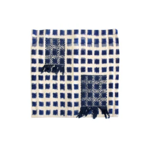 Bondi Blue Embroidered Applique Cushion Cover 43 x 43cm - Picture 1 of 3