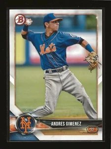 2018 Bowman Draft Andres Gimenez New York Mets (#BD-136) - Picture 1 of 2