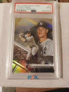 2021 Aaron Judge Topps Gold Label Class 2 1 of 1/1 New York NY Yankees #43 PSA 9 - Bild 1 von 8