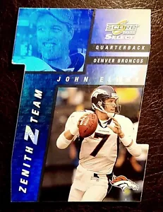 John Elway 2001 Select Zenith Z Team ZT-8 #d 37/100 Denver Broncos - Foto 1 di 2