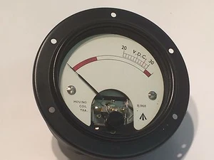VINTAGE 200uA MOVING COIL PANEL METER PREMIUM QUALITY fd5b - Picture 1 of 3