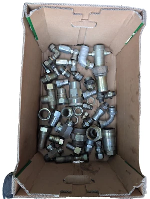 HOLMBURY, PARKER ETC Lote de trabajo de accesorios hidráulicos de alta calidad (hechos en EE. UU., Reino Unido y UE) - más de 500 £ RRP