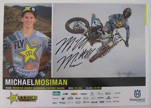 Michael Mosiman supercross motocross signed autographed 11x17 Poster COA - Picture 1 of 1
