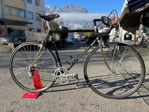 Colnago Rennrad 24 Karat Gold Record LeichtbauSheriff Naben, Cinelli LederLenker - Bild 1 von 22