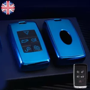 Custodia portachiavi telecomando per Range Rover Land Rover Sport Evoque Jaguar XF XJ X - Foto 1 di 12
