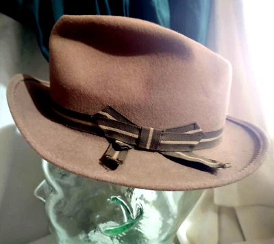 Gorra Jim Penney JCPenneys Sombreros para Niños Años 1940-50 100% Lana Niños Fedora De Colección Foto 1 de 4