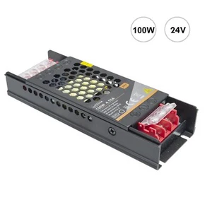 Alimentatore stabilizzato 2 uscite 100W slim trasformatore 24V 4.2A strisce LED - Imagen 1 de 6