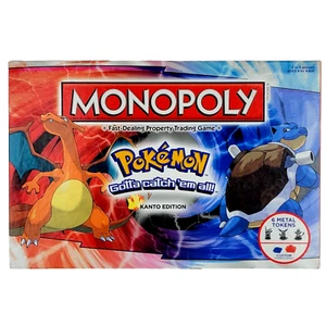 Monopoly Pokemon Kanto Edition 100% Complete ~ Excellent Condition Nintendo - Picture 1 of 16