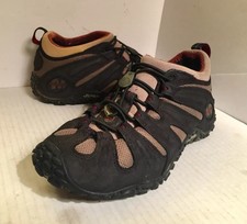 MERRELL Chameleon Stretch Black Leather Slip On Hiking Sneakers Mens Size 9.5M