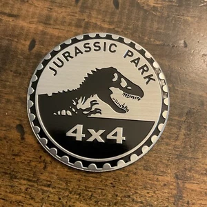 1 Jurassic Park Rated 4X4 Fender Badge for JEEP WRANGLER TJ YJ CJ JL emblem USA - Bild 1 von 5