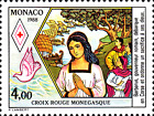 1882 postfrisch MNH Monaco 1988 Heilige Devote Mrtyrerin Segelschiff Barbarus
