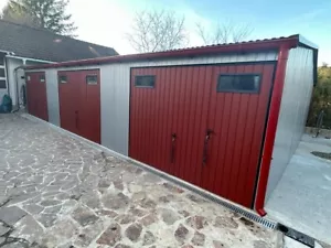 NEU! Blechgarage 7x11x3m Werkstatt Reihengarage Industriehalle Blechhalle Lager - Bild 1 von 22