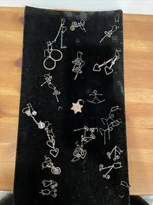 huge lot of vintage sterling silver  handmade earrings  - Picture 1 of 9