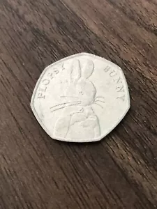 2018 Flopsy Bunny - Beatrix Potter Commemorative 50p Coins - Picture 1 of 1