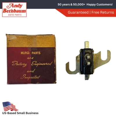 1941-1949 Dodge Plymouth Hand Brake Signal Lamp Light Control Switch 867077 NOS - Image 1 of 4