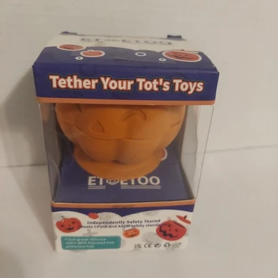 Suction Cup Pumpkin Toy Holder For High Chair  Teething Toy Holder NEW in Box - Image 1 of 4