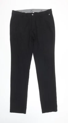 Adidas Men's Black 34in Chino Trousers Regular Fit - Image 1 of 4