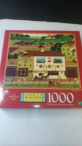 Charles Wysocki’s Americana 1000 Teile Puzzle Amish Friends MB versiegelt - Bild 1 von 5