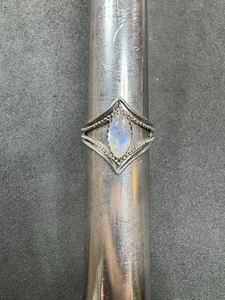 3 g Vintage Sterling Silber 925 Mondstein Ring Größe 9 Schmuck Konvolut X - Bild 1 von 8