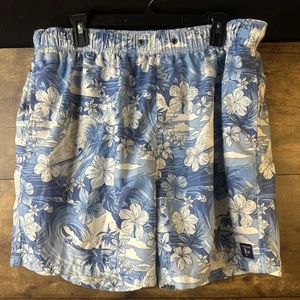 The Endless Summer Swim Shorts Men’s Size XXL Blue Floral Tropical Surfer Mesh - Picture 1 of 7