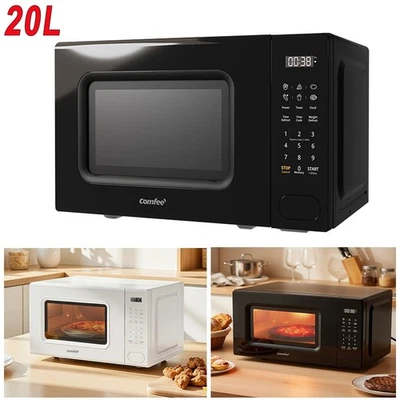 COMFEE 700w 20L Digital Microwave Oven with 6 Cooking Preset 11 Power Levels - Image 1 of 4