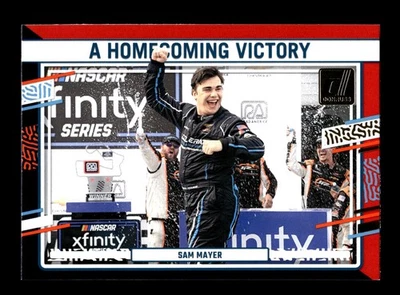 5-05-25 PWE . 2024 donruss nascar #180 sam mayer RED BLUE . READ - Image 1 of 2