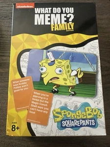 Spongebob Squarepants What Do You Meme? Family Edition Card Game COMPLETE - Picture 1 of 3