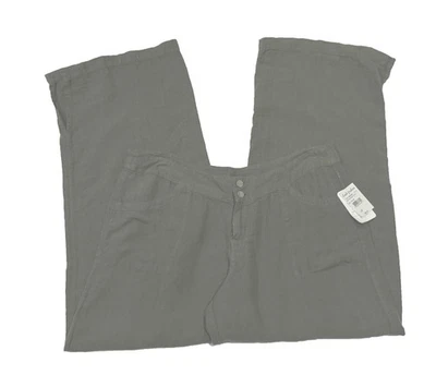 PANTALÓN DE PLAYA DE LINO ME VERDE OLIVA LG verde oliva nuevo con etiquetas Foto 1 de 2