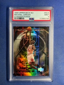 1999-00 Upper Deck MJ A Higher Power #MJ5 Michael Jordan PSA 9 - Picture 1 of 2