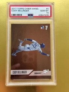 2017 Topps Cyber Weekend Cody Bellinger RC #4 LA Dodgers PSA 10 - Picture 1 of 1