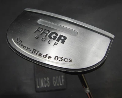 PRGR Golf Silver-Blade 03cs Putter 86cm Length Steel Shaft GolfPride Grip - Image 1 of 4