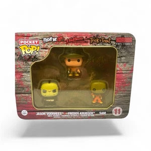 Funko Pocket Pop Horror Movie 3 Pack Tin #11 Jason Freddy Krueger Sam - Bild 1 von 8