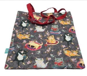 Michelle Allens Crazy Cats Tote Bag - Picture 1 of 15
