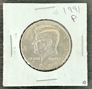 1991-P Kennedy Half Dollar zirkuliert Top Zustand (B) - Bild 1 von 2