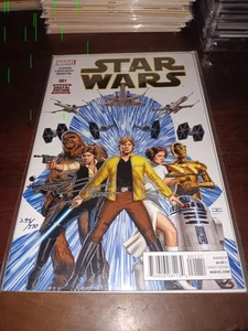 Marvel Star Wars 1 Firmato John Cassaday DF Dynamic Forces Edizione Limitata Sigillato - Foto 1 di 4