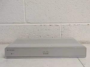 Routeur Cisco ISR 1100 Series C1111-4p V01 avec adaptateur secteur TVA INC - Photo 1/4
