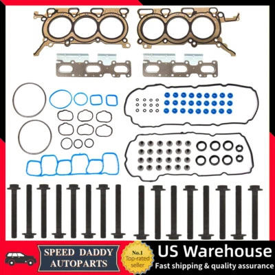Juego de pernos de junta de culata compatibles con/para Ford Edge 2011-2013 3,5 L V6 DOHC Foto 1 de 4