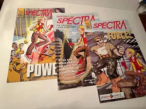 Spectra #1 - 3 APS Physics Comic Book Lot - 2009 NM The Original Laser Superhero - Bild 1 von 4