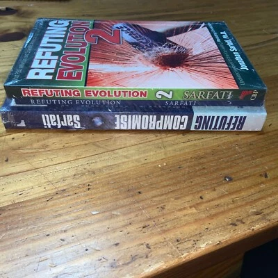 NEW Refuting Evolution 1 & 2 Jonathan Sarfati + Refuting Compromise Sealed PBS Foto 1 de 4