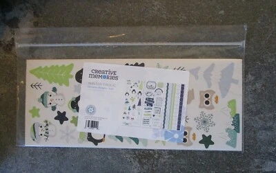 RECUERDOS CREATIVOS Invierno Frolic Diseñador Pegatinas Paquete de 3 NUEVO Muñeco de Nieve, Búho, Pingüino Foto 1 de 2