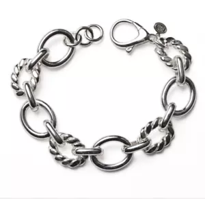 *New* Southern Gates Sterling Silver Pippa Bracelet Made in Italy 8 inches - Picture 1 of 3