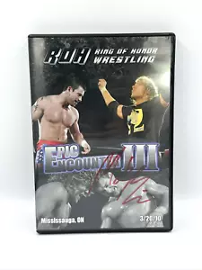 ROH Epic Encounter III 2010 DVD Anillo de Honor Autografiado por Mark Briscoe - Imagen 1 de 4