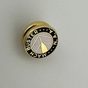 Vtg North American Aviation Mach Buster Award Screw Back USAF F-100 Super Sabre - Picture 1 of 12