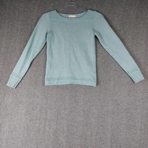 BENEDETTA B. DAMEN PULLOVER HELLBLAU MERINOWOLLMISCHUNG LANGARM SWEATER S - Bild 1 von 7