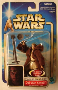 Star Wars SAGA AOTC OBI WAN KENOBI Pilot Actionfigur E II MOC 924 - Bild 1 von 3